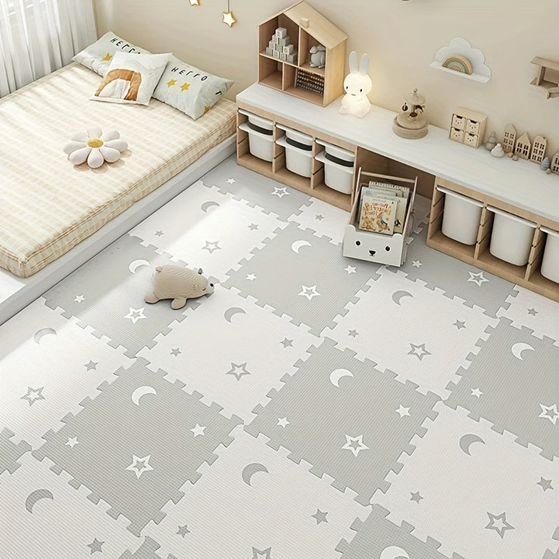 Set of 9 EVA Foam Interlocking Play Mats Puzzle Exercise Floor Tiles for All Ages