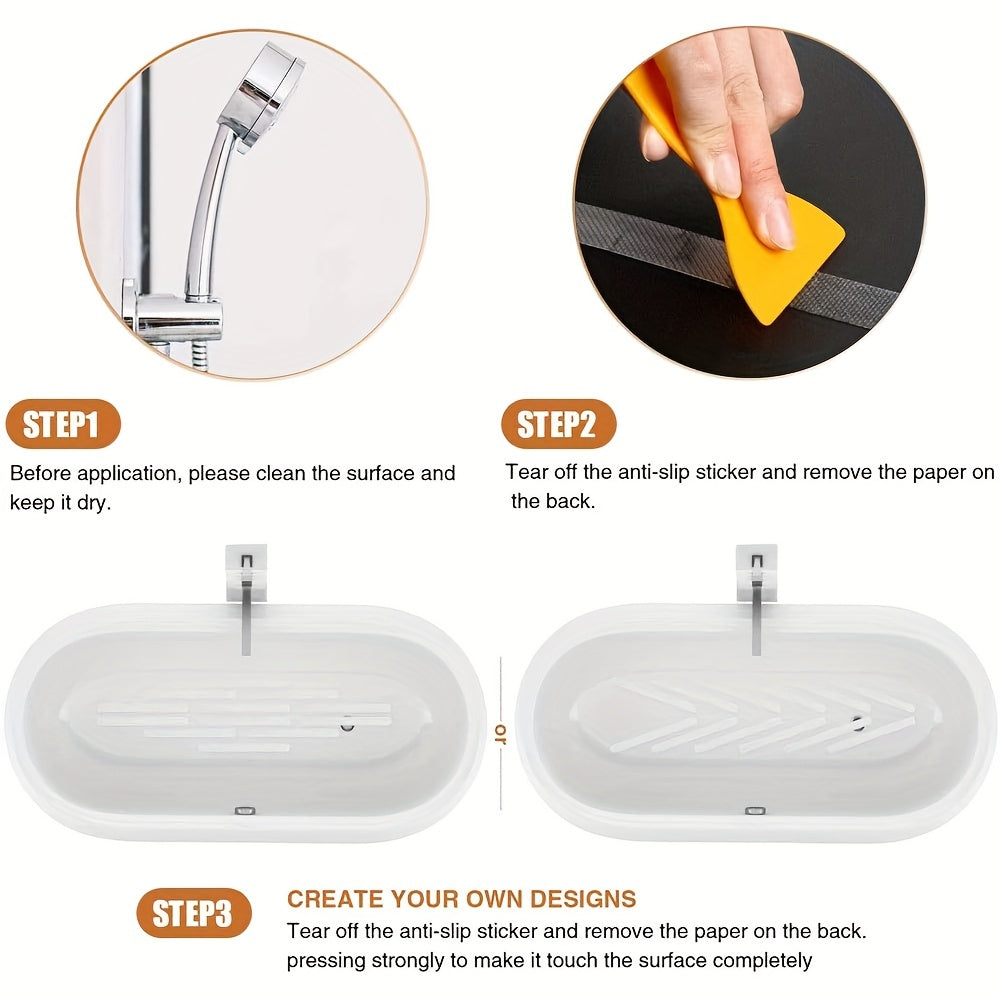 Set of 24 Non-slip Bathroom Shower Treads Bathtub Safety Strips with Adhesive