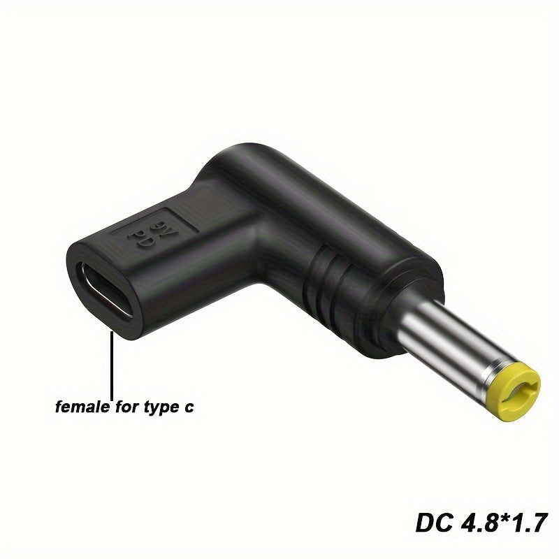 USB C PD dan DC Quvvat Ulanishi Type C ni DC Jack ga aylantiradi, router, planshet va noutbukni universal 9V chiqishi bilan zaryadlash uchun.