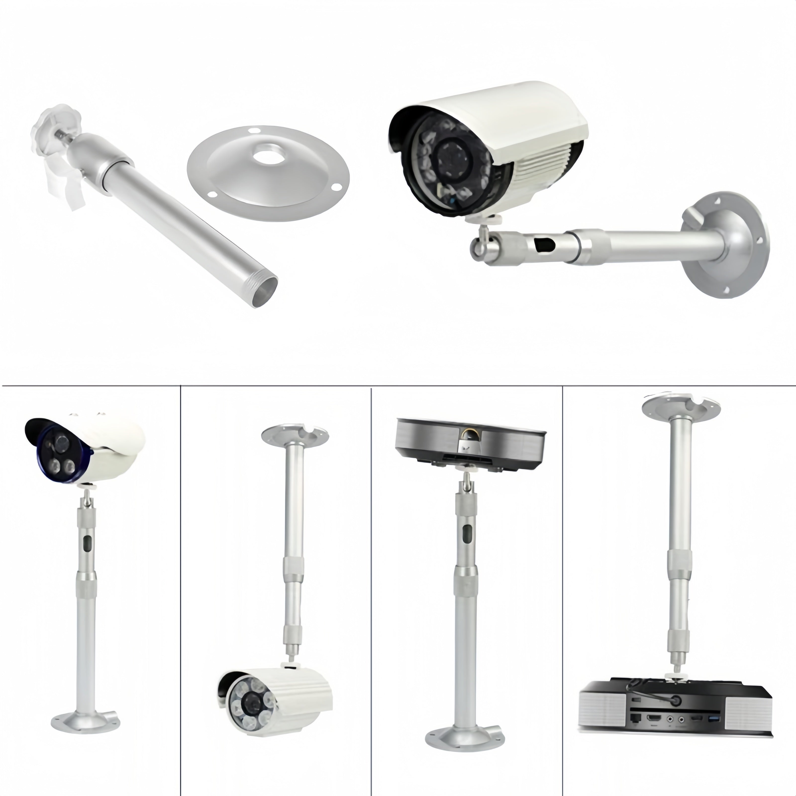 Adjustable Aluminum Ceiling and Wall Mount for LCD Projectors