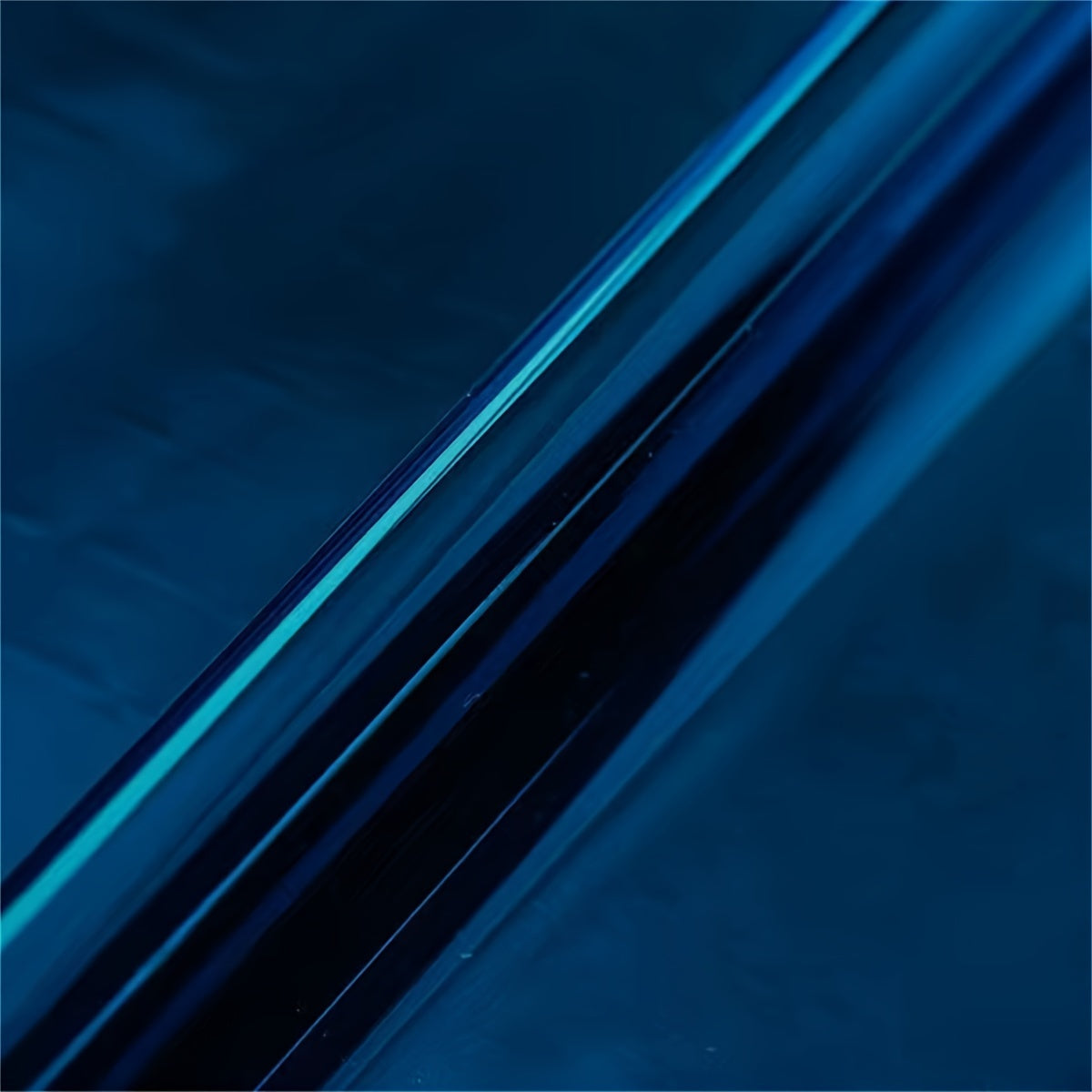 Синяя пленка для окон с защитой от посторонних глаз - электростатическая, наклейка на стекло ПВХ без клея для домашнего декора, полупрозрачная непрозрачная антишпионская пленка, 1 шт.