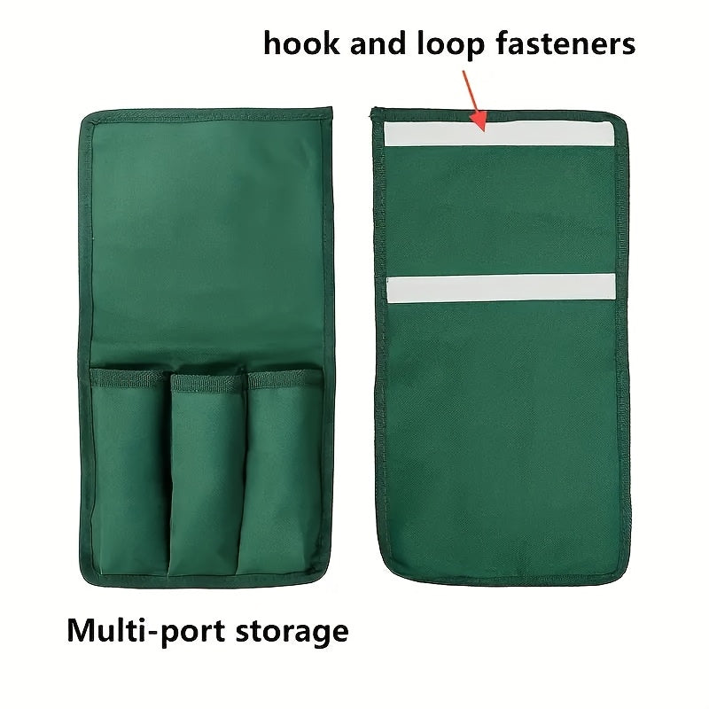 Taburete plegable de rodillas Oxford duradero con bolsillo lateral para jardinería y uso en exteriores