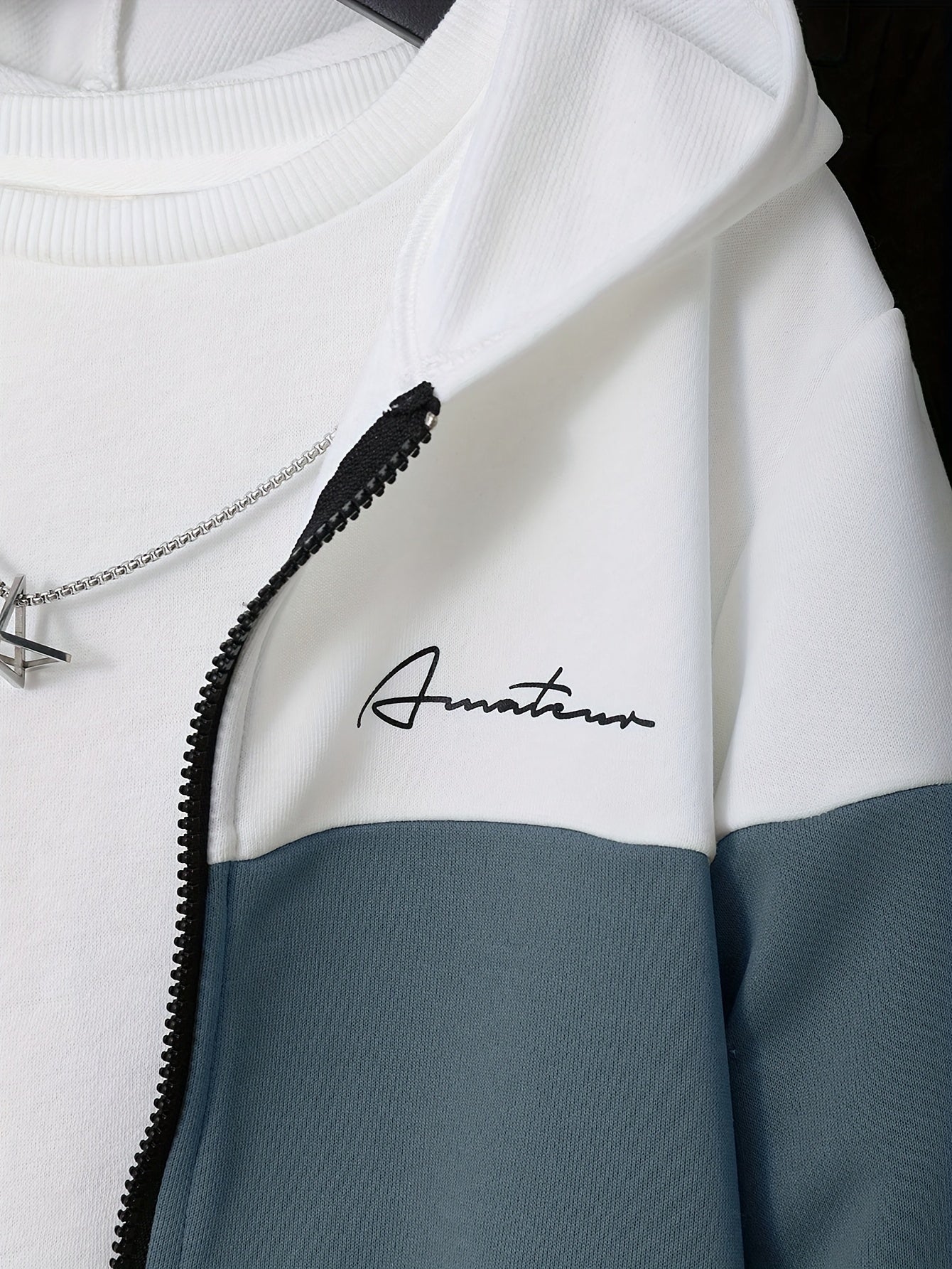 Boys Kids Co-Ord Set with Letter Print Hoodie and Jogger Pants for Spring Fall