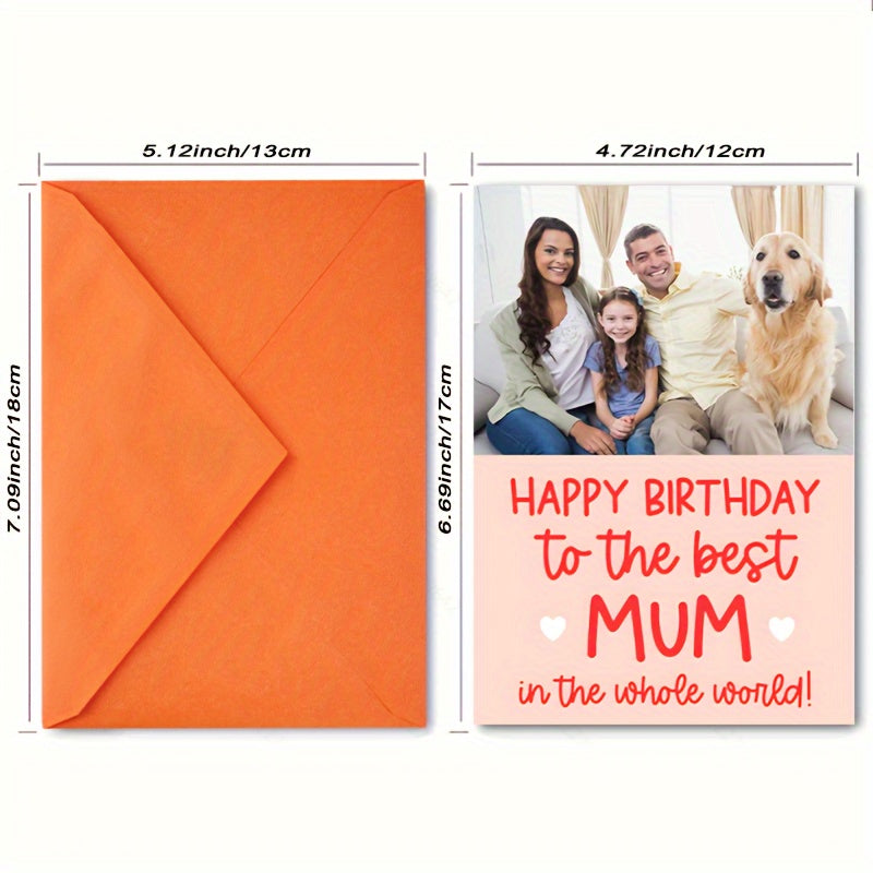 O'ziga xos, Shirin va Kulgili Ona uchun Kartochka - Qo'l bilan tayyorlangan Vintage Uslubida, Shaxsiy Tushuncha bilan, Tug'ilgan kunlar, Ona kuni va Maxsus Tadbirlar uchun Ideal