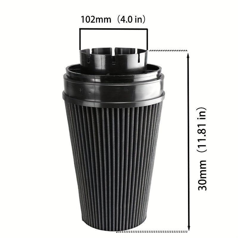 Universal Car 4-Inch Air Intake System Kit with Winter Mushroom Filter