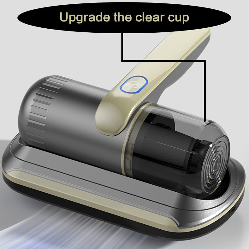 Handheld UV Mite Vacuum Cleaner with Rechargeable Battery for Home Sofa Clothing