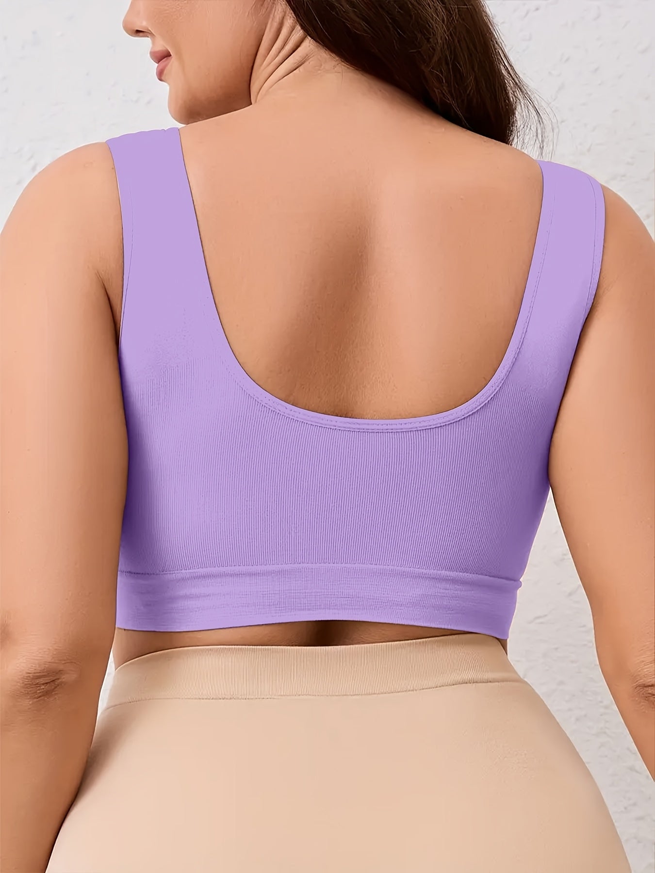 Women's Sports Bra Non-Steel Ring High Support Yoga Running 2 Pack