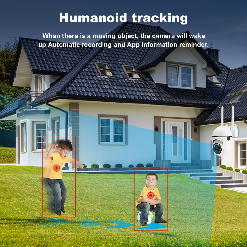 Wireless Security Cameras 1080P HD Night Vision Two-Way Audio Pan Tilt Zoom Motion Tracking for Home Security Pets Elderly Kids