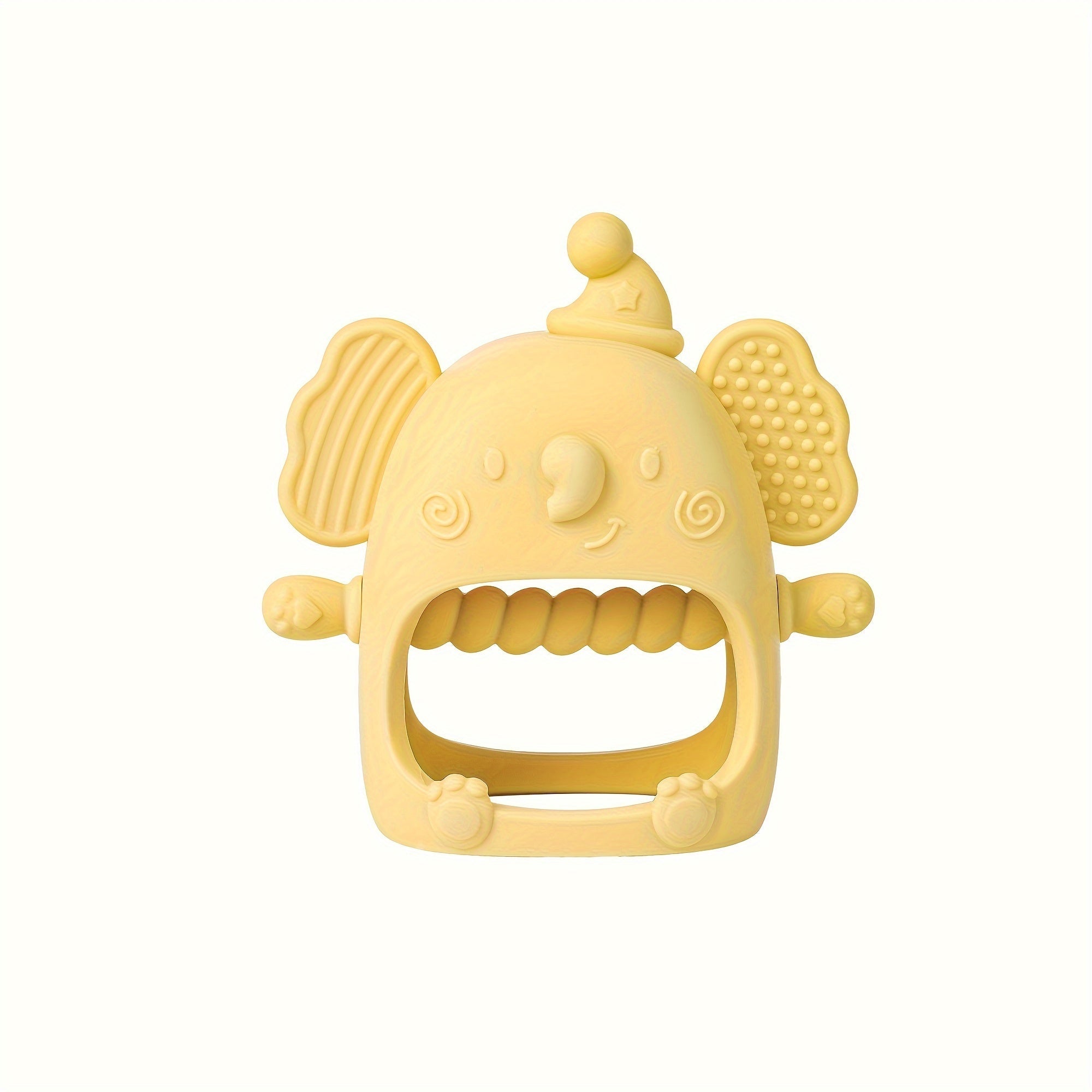 Baby Silicone Teether Mitten Non-Slip BPA-Free Cartoon Washable for Teething