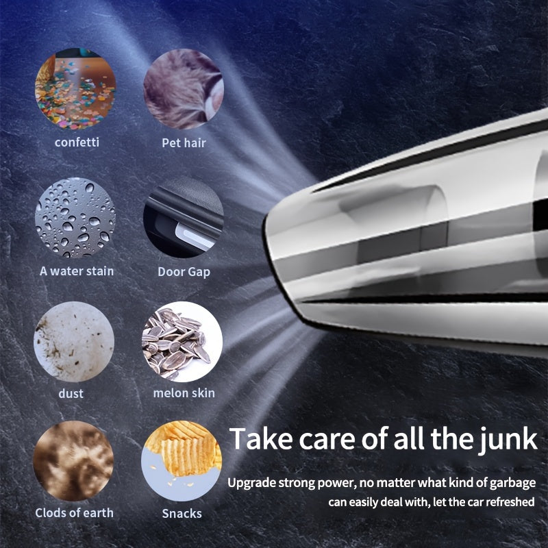 Uy va avtomobil uchun simsiz qoʻl yuvish qurilmasi, kuchli tortish kuchi bilan it tuklarini olib tashlash uchun aksessuarlar