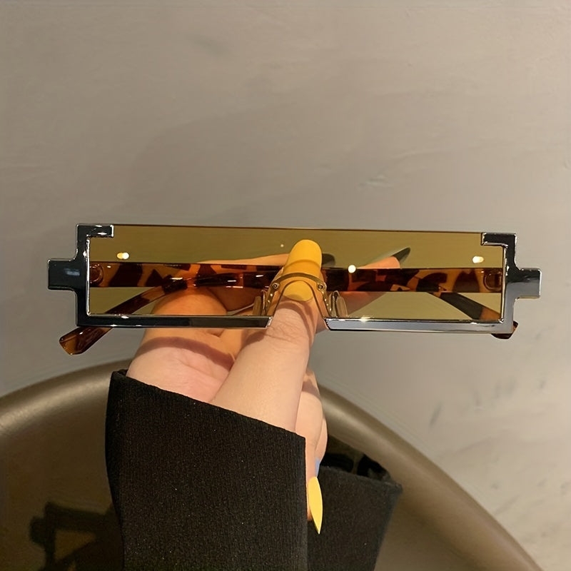 Uniseks Vintage Punk Yarim Ramkali Toʻgʻri Burchakli Quyosh Nurlari Plyaj Partiyasi va Klub uchun