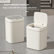 1 шт. Сенсорный умный мусорный бак с автоматической крышкой, работает на батарейках. Идеально подходит для кухни, ванной, спальни и офиса. Батарейки не входят в комплект.