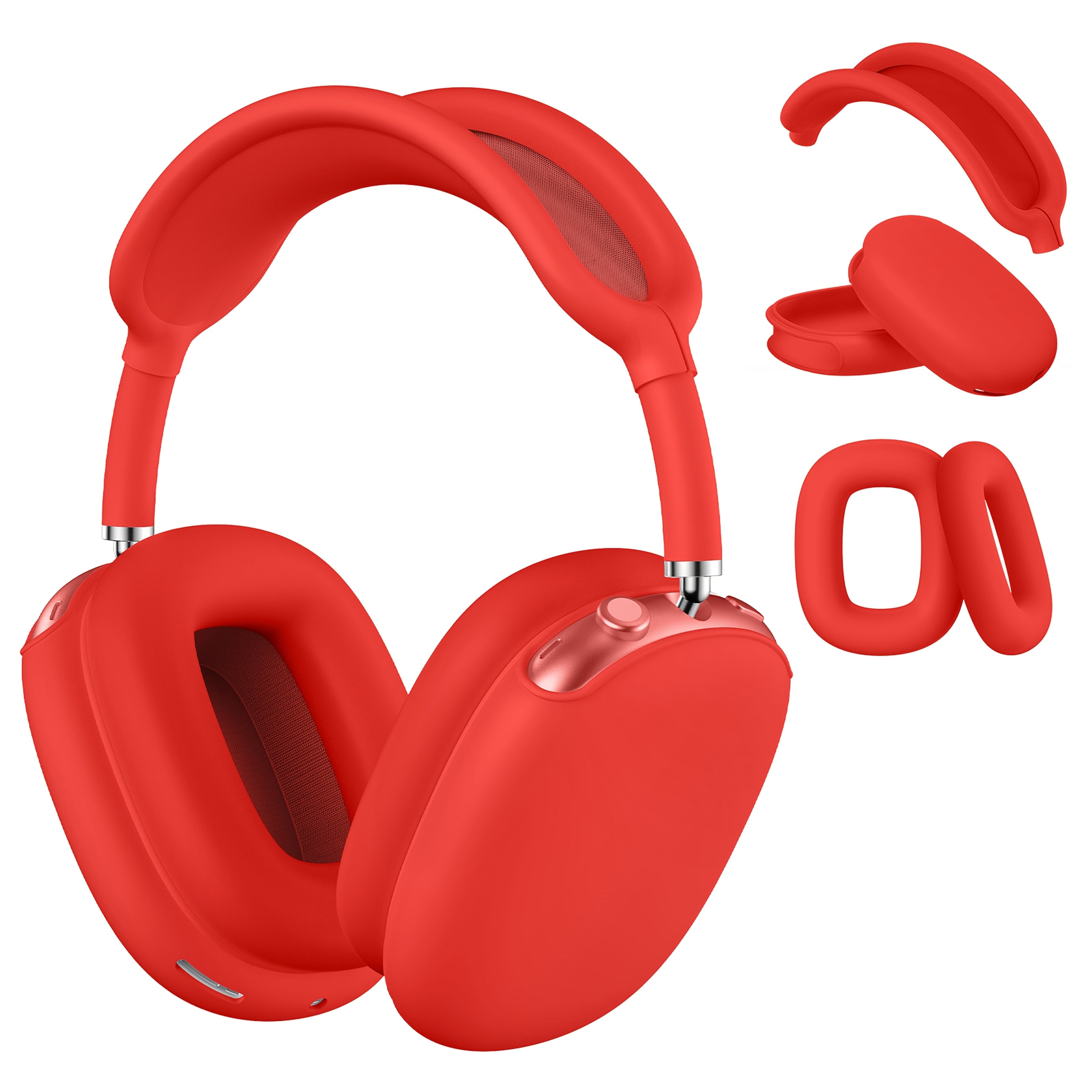 Fundas de silicona para auriculares AirPods Max antirayaduras, a prueba de polvo y golpes, en varios colores