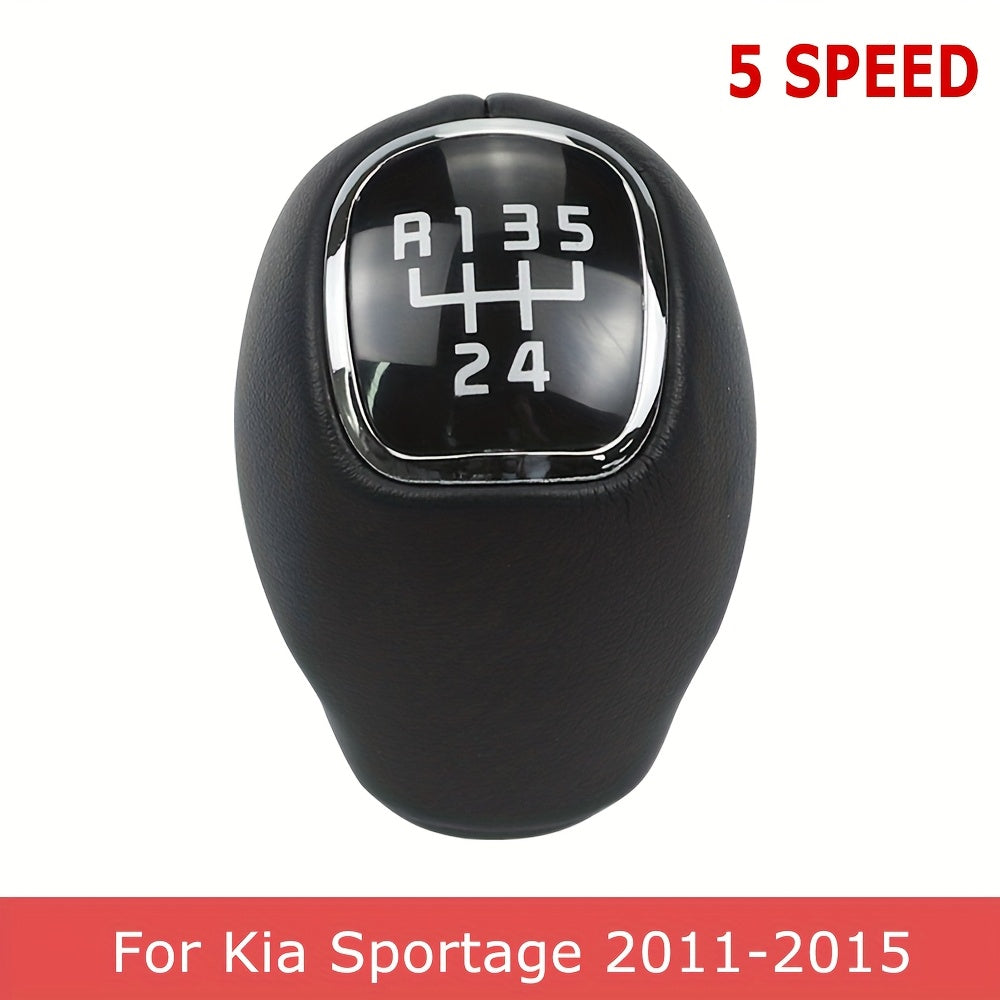 Kia Sportage 2011-2015 uchun gear shift knob qora charm o‘rnash uchun
