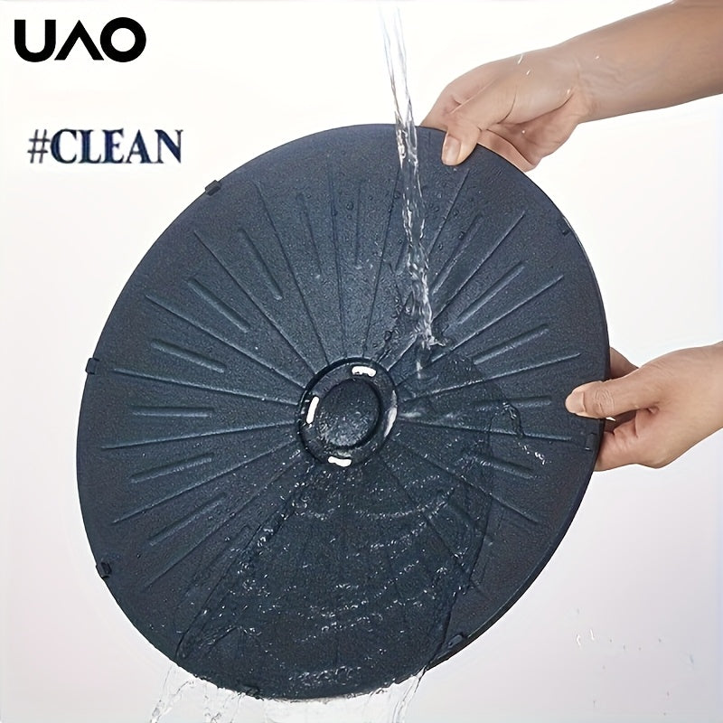 UAO Elektrik BBQ Grill LCD Touch Screen bilan, Cheksiz tutun chiqaradigan aylanuvchi barbekyu pech, ichki va tashqi foydalanish uchun mos. Uyda pishirish va tabiatda sayohat qilish uchun ideal, batareyaga ehtiyoj yo'q. Ajoyib grill qilish