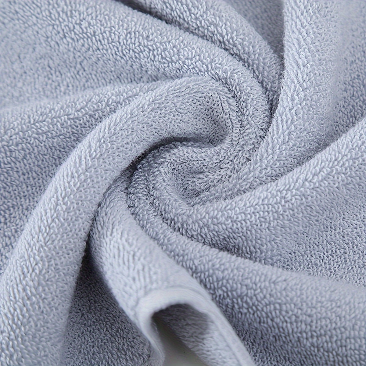 Set of 6 Absorbent Cotton Bath Towels for Spa Hotel Bathroom Use