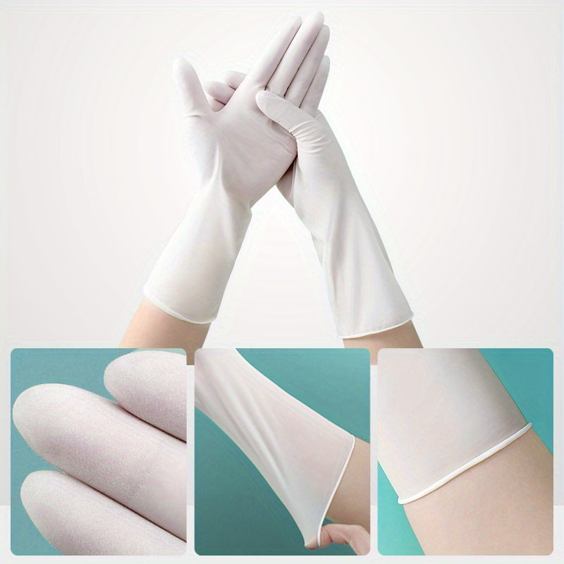 50 Waterproof Nitrile Gloves Latex Powder-Free for Cleaning Kitchen Car Tattoo