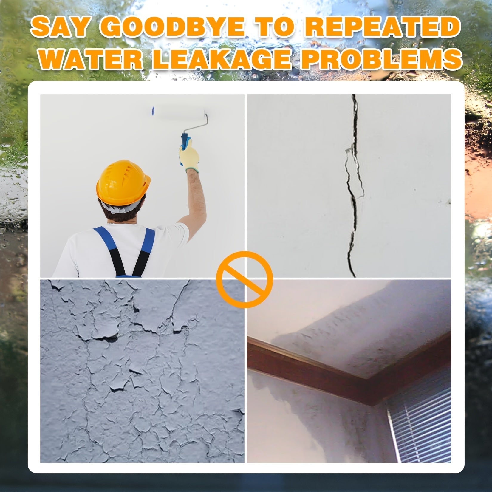 Transparent Waterproof Sealant Caulk for RV Roof and Leak Repair