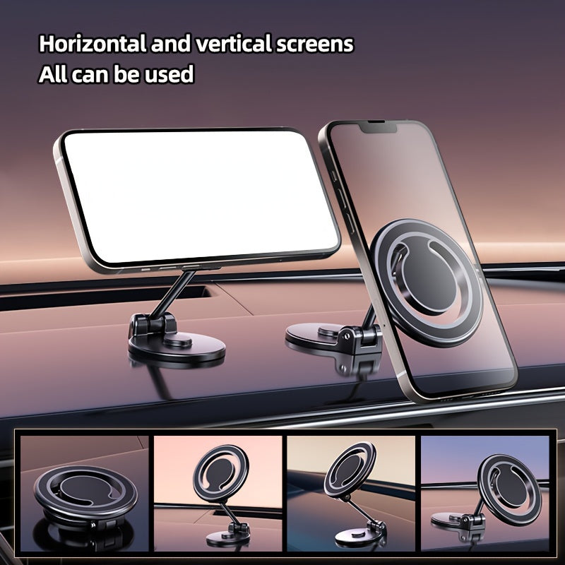 Universal Magnetic Car Phone Holder Waterproof Aluminum Alloy Dashboard Mount