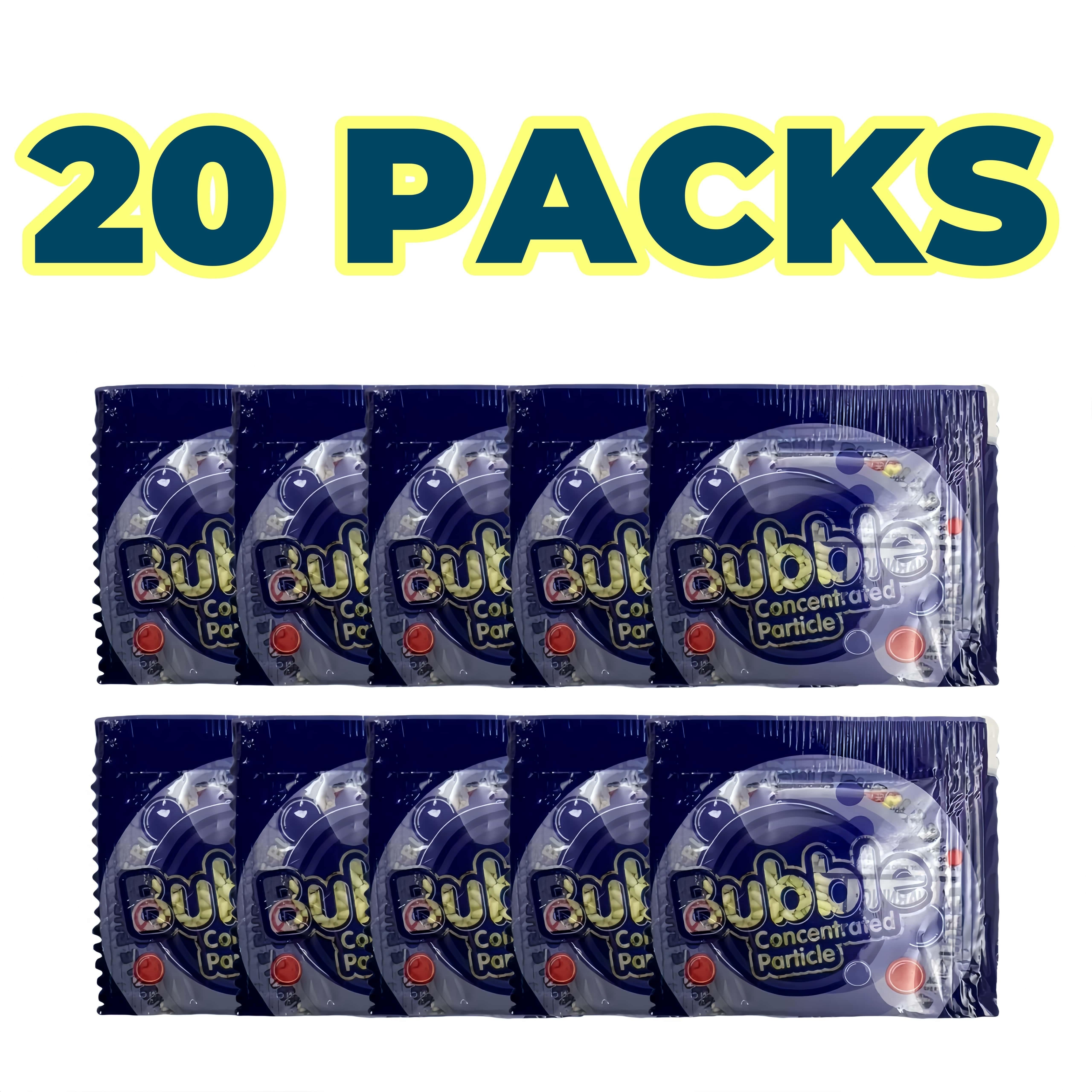 Lemon Yellow Water-Soluble Bubble Concentrate Pellets for Bubble Guns and Machines 20/40 Pack