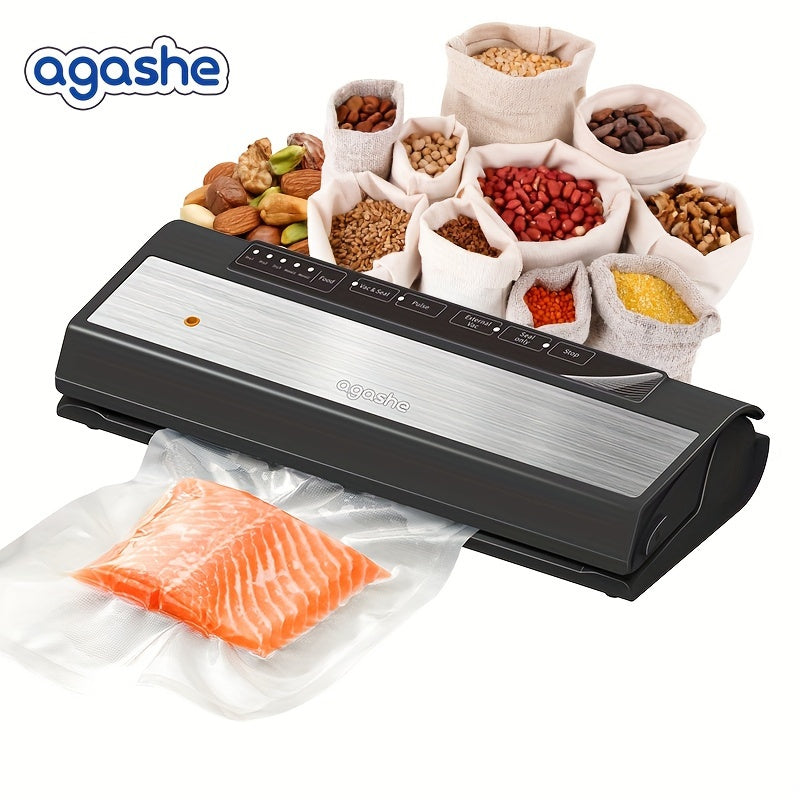 Uy oshxonasida oziq-ovqatni saqlash uchun 50 ta paket, 17*25cm, Vacuum Sealer. Avtomatik yopish, 28cm kenglikdagi paketlar uchun mos. Rostdan yasalgan po'lat panel, 5 issiqlik rejimi, ho'l/quruq oziq-ovqat sozlamalari.