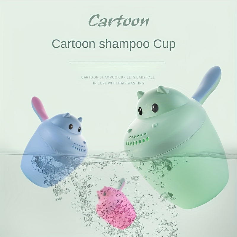 Baby Bath Rinser Plastic Baby Shampoo Rinse Cup with Handle and Eye Protection Assorted Colors