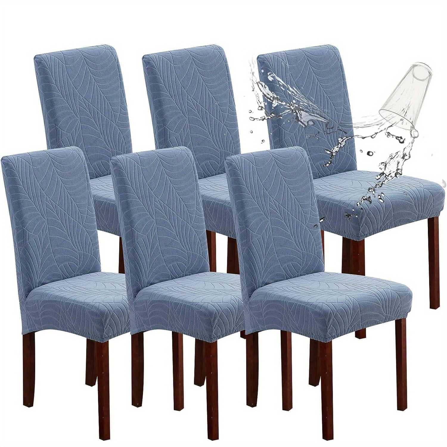 Съемные чехлы для стульев доступны в наборах по 2, 4 или 6 штук. Удобные для домашних животных и съемные, эти интегрированные чехлы для стульев идеально подходят для использования на кухнях, в отелях и ресторанах.