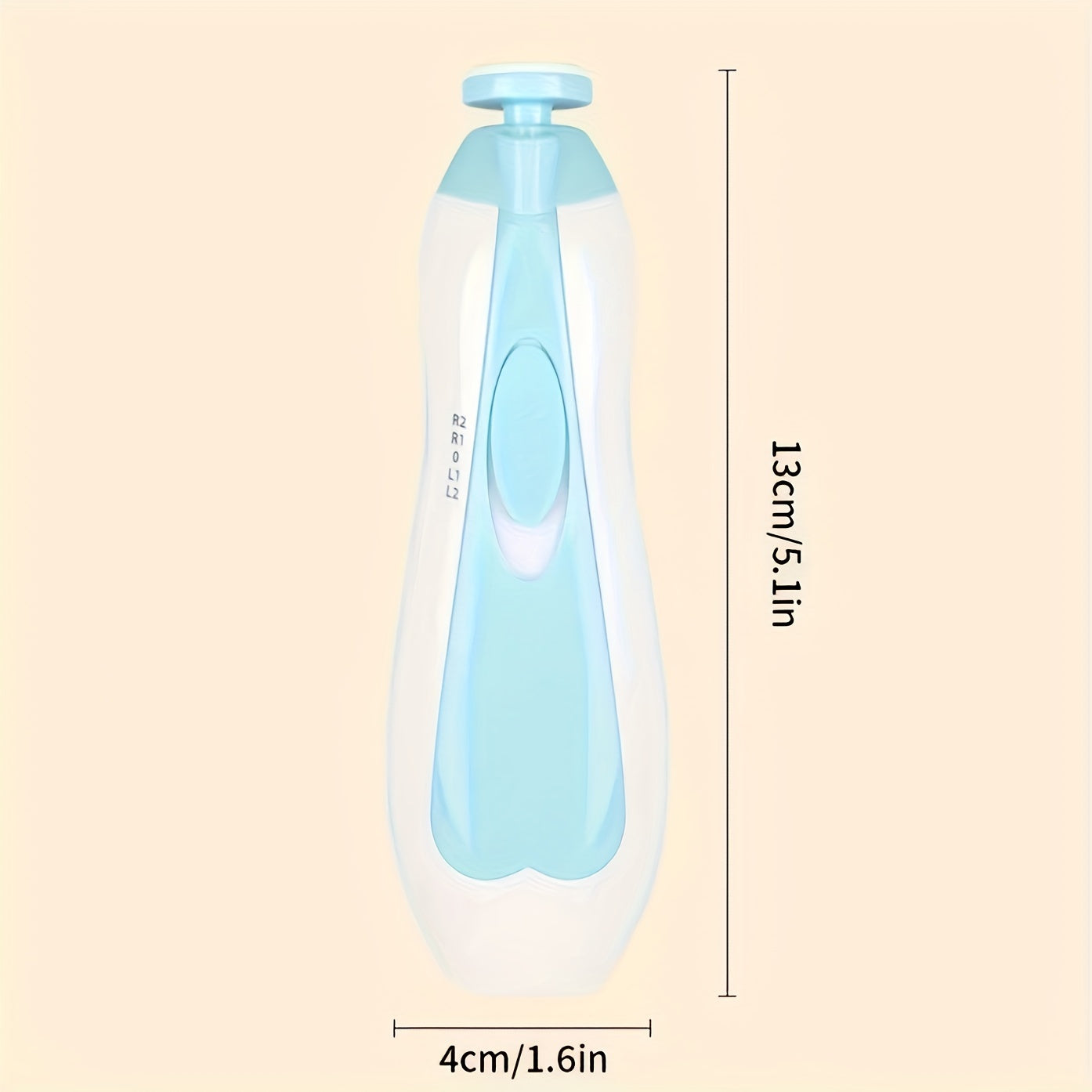 Electric Baby Nail Trimmer 6-in-1 Safety Grooming Kit with LED Light and Grinding Pads for Infants and Toddlers