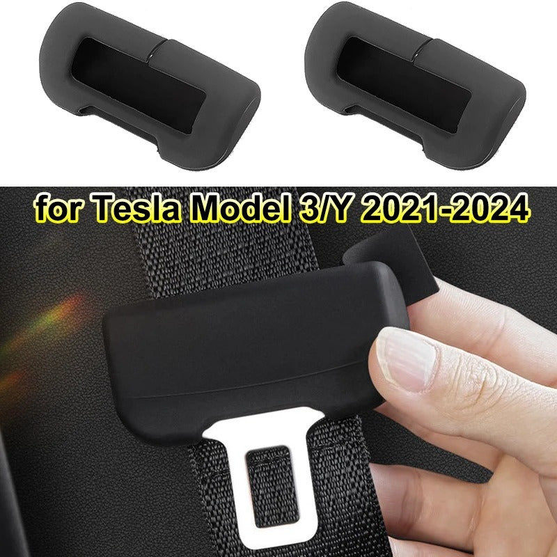 Car Seat Belt Cover Silicone Buckle Protector for Tesla Model 3/Y