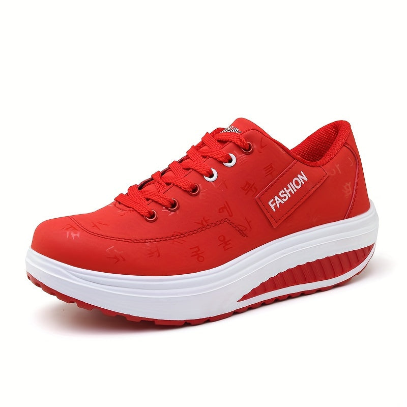 Women's Sneakers Synthetic Mesh Breathable Casual Low-Top Brown White Yellow