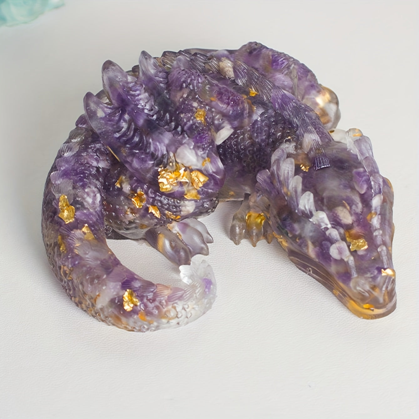 Кристальный дракон в виде гравия для домашнего декора и подарков