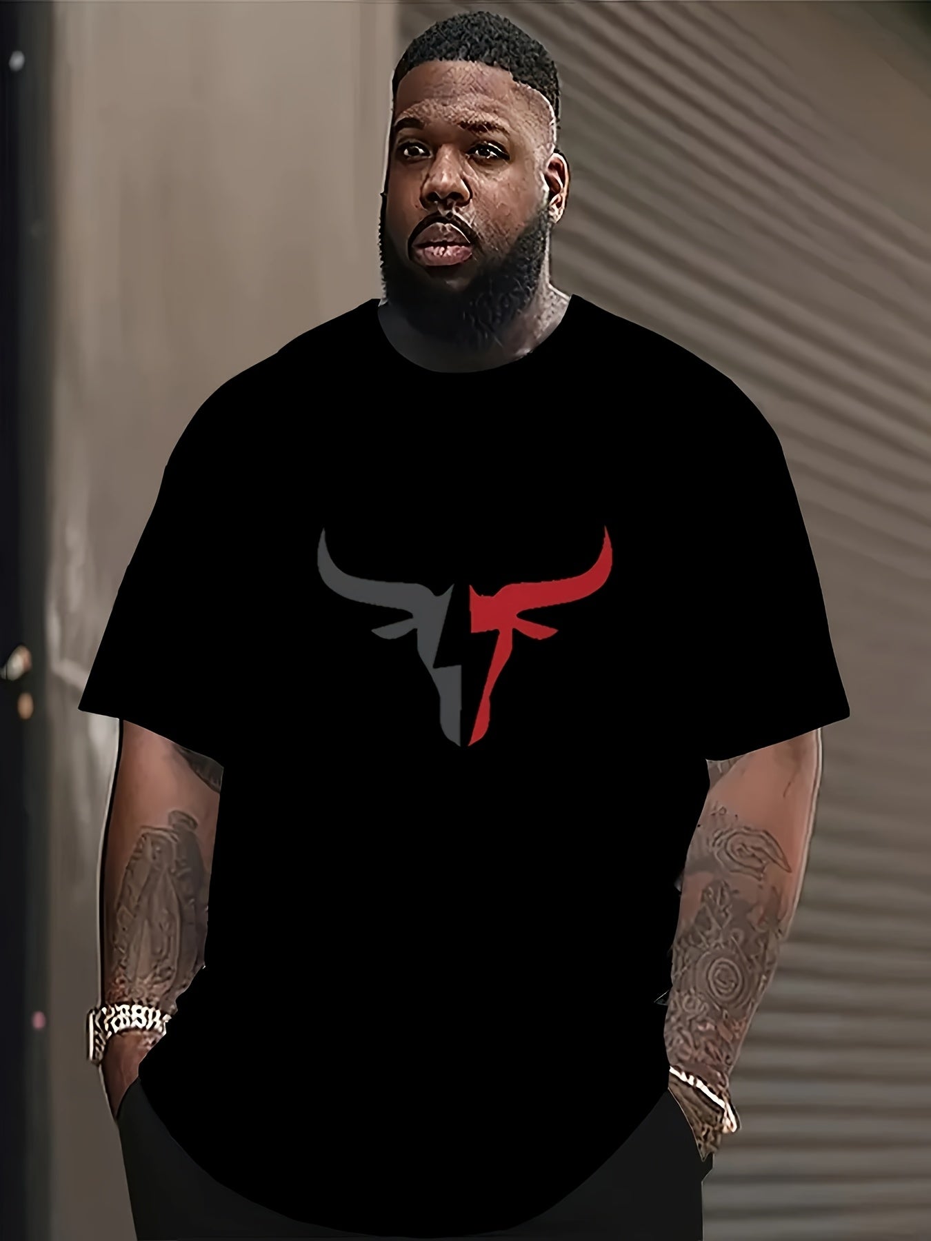 Мужская футболка с принтом головы коровы большого размера, летняя уличная стильная повседневная короткая рукава