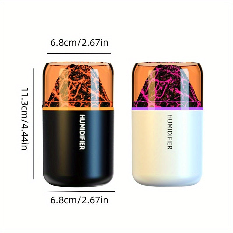 Мини-увлажнитель USB с яркими огнями для офиса, автомобиля, дома, тихий