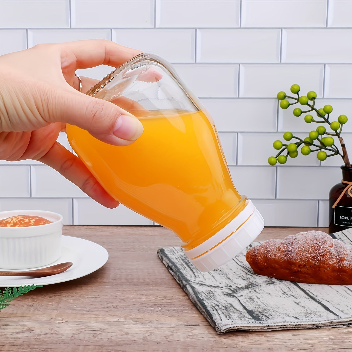 Набор из 16 стеклянных контейнеров для хранения 300 мл, герметичные, без BPA, для хранения продуктов