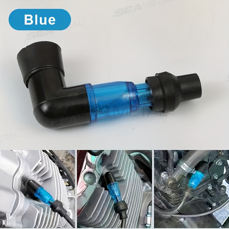 Motorcycle Spark Plug Cap Waterproof Glitter Decoration High Pressure Accessory