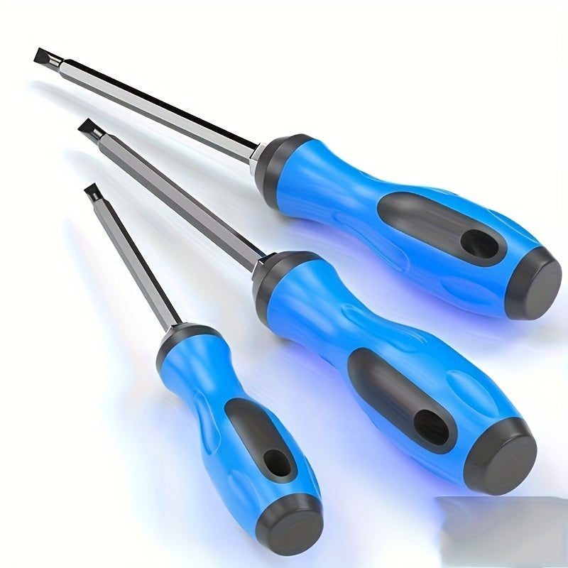 Universal Magnetic Screwdriver Set High Carbon Steel Dual-Purpose Phillips Flathead for Home and Computer Repair