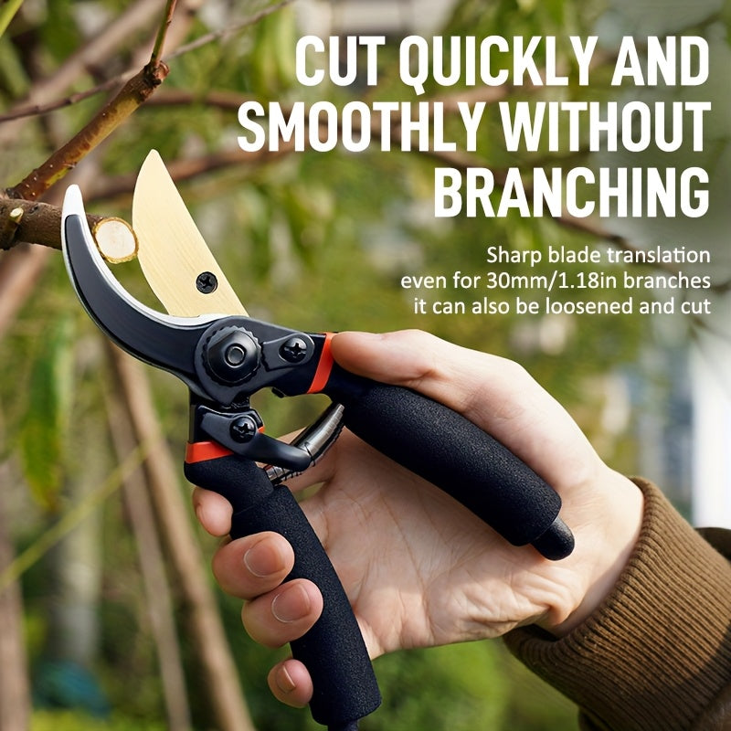 Tijeras de poda de acero SK5 engrosado para ramas de jardín y árboles frutales de uso intensivo