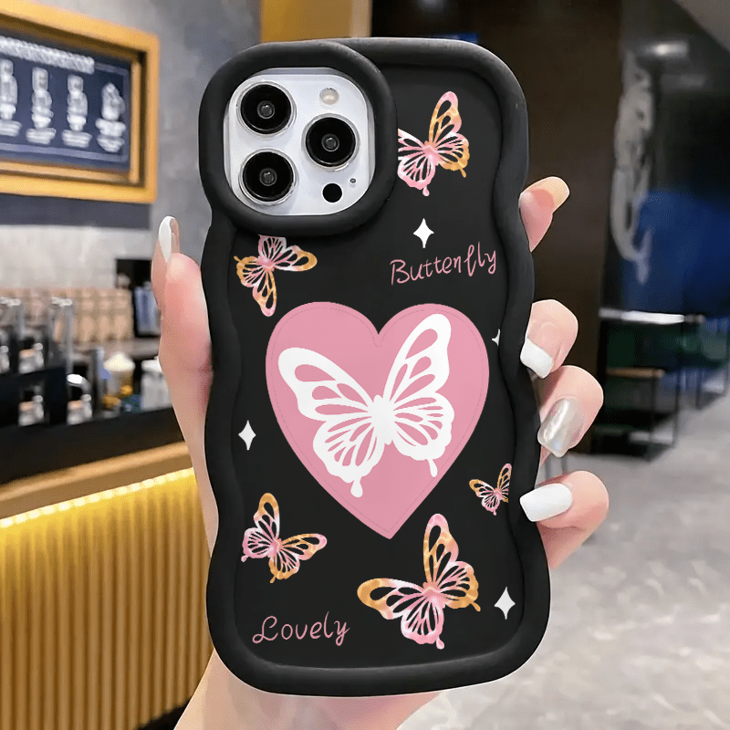 Set of Shockproof Phone Cases with Colorful Flower Heart Design for iPhone 11-16