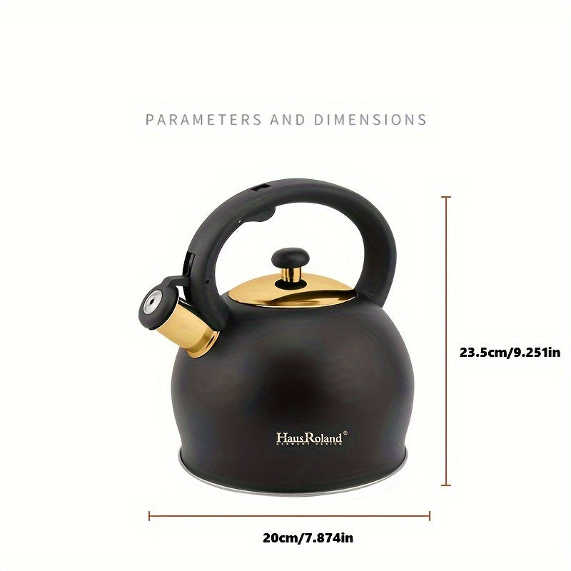 Stainless Steel Whistling Tea Kettle for Stovetop Gas and Induction
