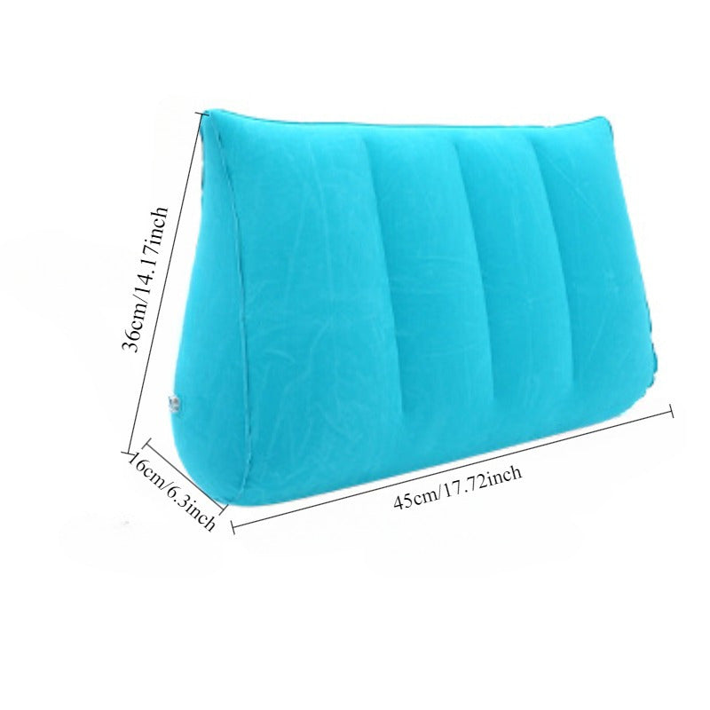 Inflatable Maternity Support Cushion for Pregnancy Comfort Soft PVC Portable Wedge with Breathable Cover
