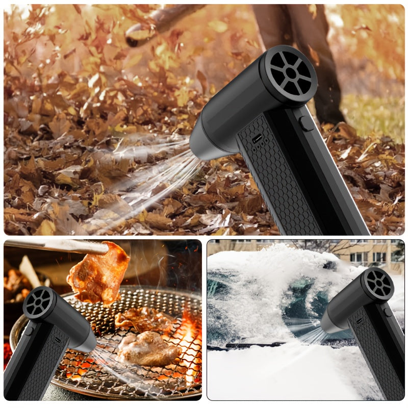 Portable Handheld Fan with 8000mAh Battery and Adjustable Airflow