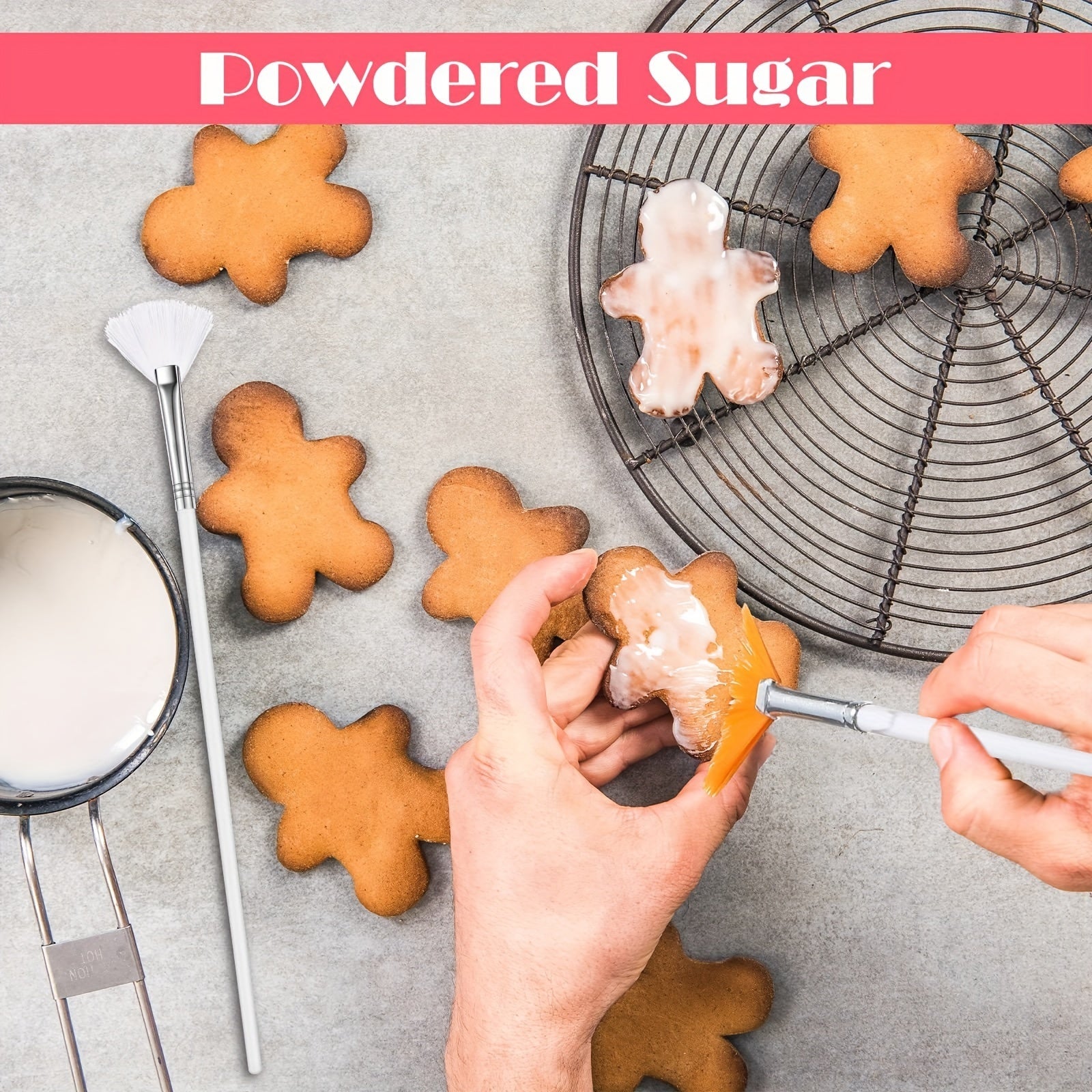 15 ta tort bezash cho'tkasi to'plami tortlarni bo'yash va bezash uchun. Oziq-ovqat bo'yoq cho'tkasi, fondant cho'tkasi, pechene cho'tkalari va muzli pishiriq cho'tkasi kiradi. Pishirish va DIY loyihalari uchun mukammal. Tort bezash va bo'yash uchun ideal.