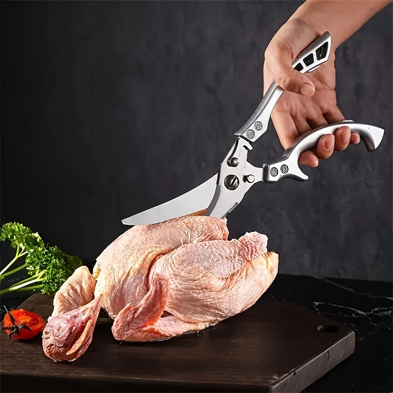 Stainless Steel Chicken Bone Scissors 10.04In Food Contact Easy to Clean