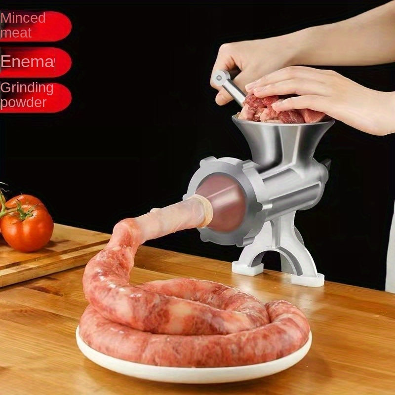 Alüminium go'sht maydalagich kolbasa uchun, sarimsoq pastasi, chili maydalagich, simsiz oshxona asbobi