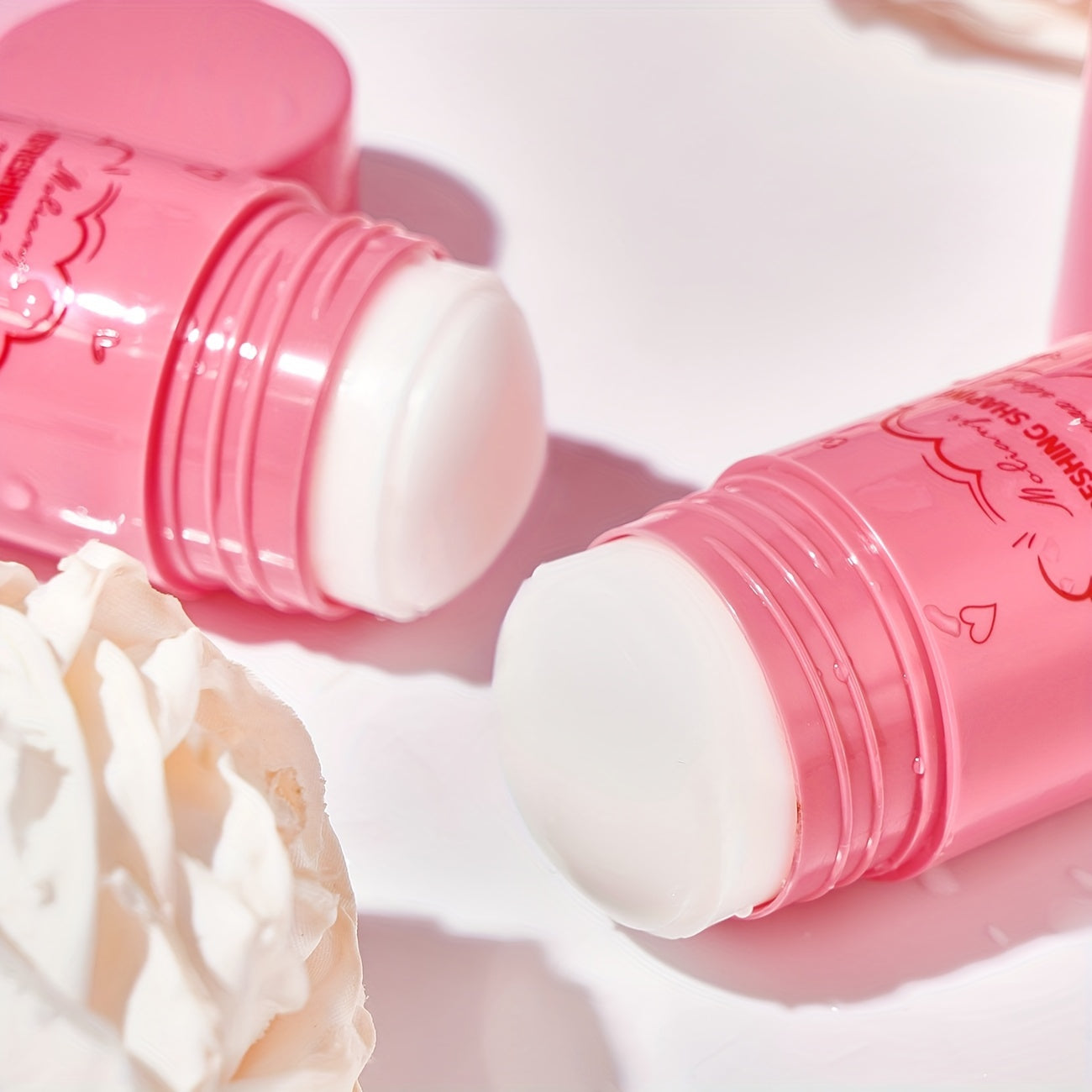 Unisex Hair Styling Wax Stick Long-Lasting Non-Greasy Pink Matte Finish Portable