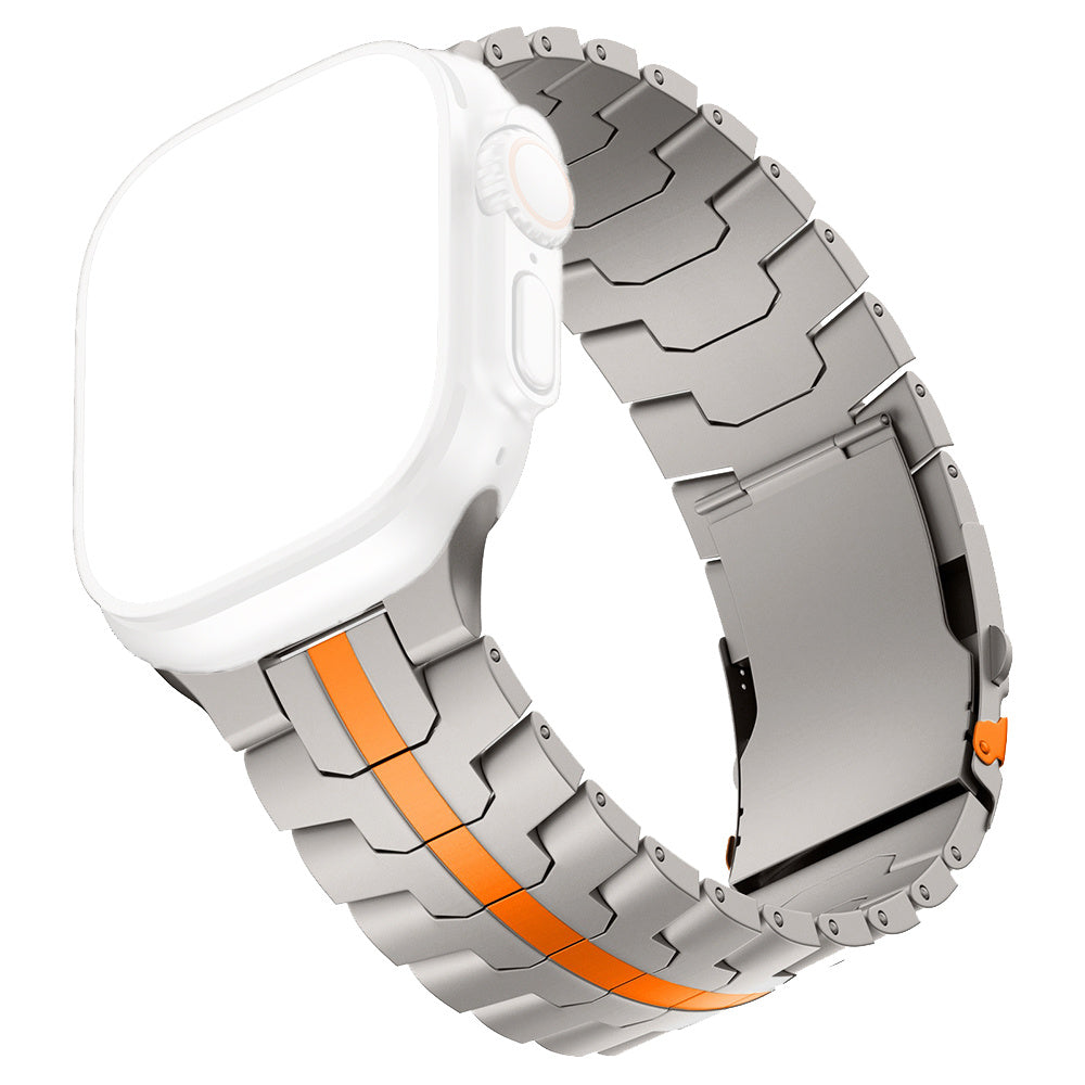 Men's Titanium Smartwatch Band for Apple Watch 49mm 46mm Compatible with Series 4 5 6 7 8 9 10 Ultra 2