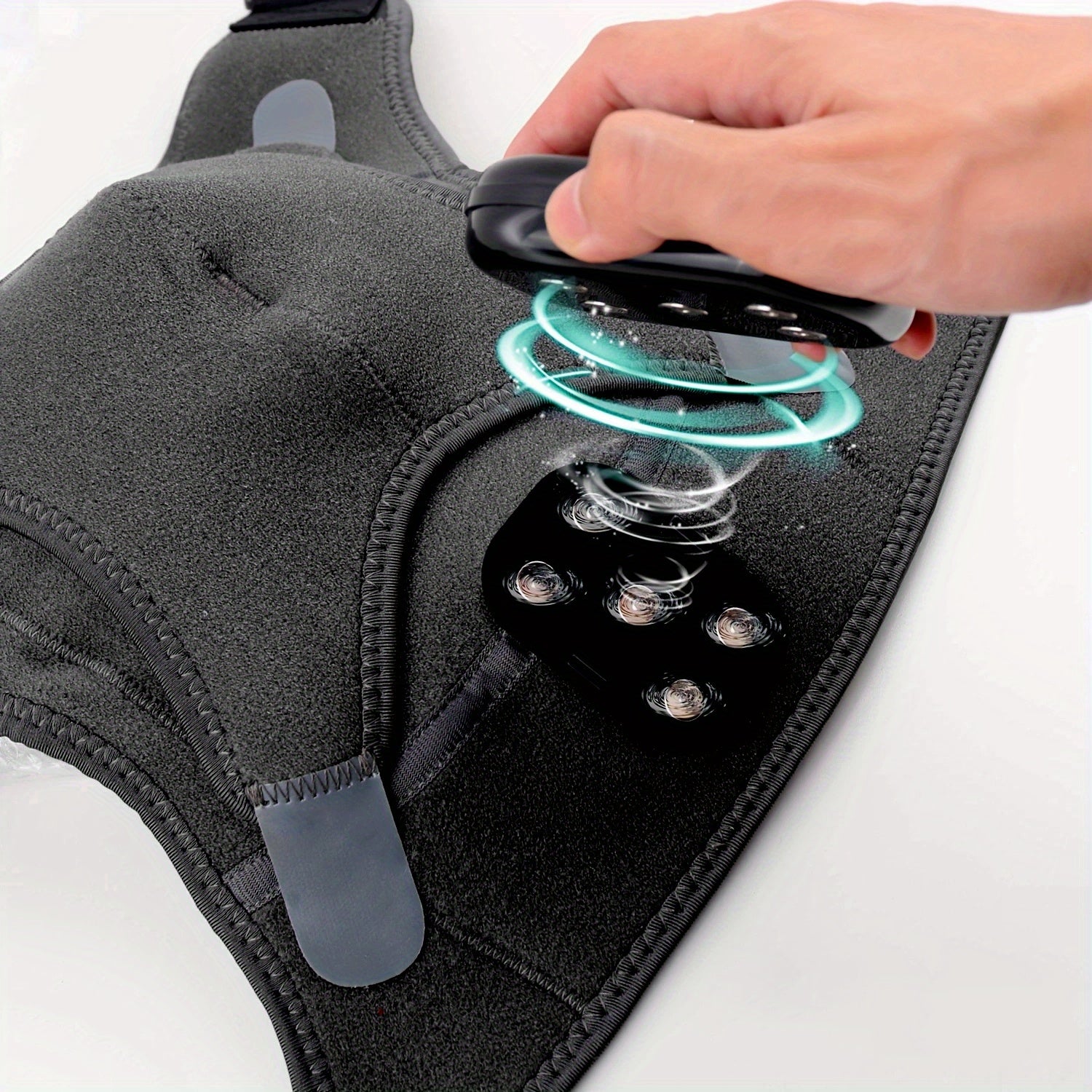 Issiq tizzali massaj qiluvchi, yelka dam olish joyi bilan, sozlanadigan isitish rejimi, tirsak va yelka bo'shashishi, tizzalar, yelkalar, tirsaklar uchun mos.