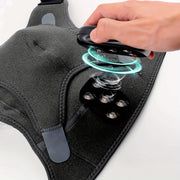 Issiq tizzali massaj qiluvchi, yelka dam olish joyi bilan, sozlanadigan isitish rejimi, tirsak va yelka bo'shashishi, tizzalar, yelkalar, tirsaklar uchun mos.