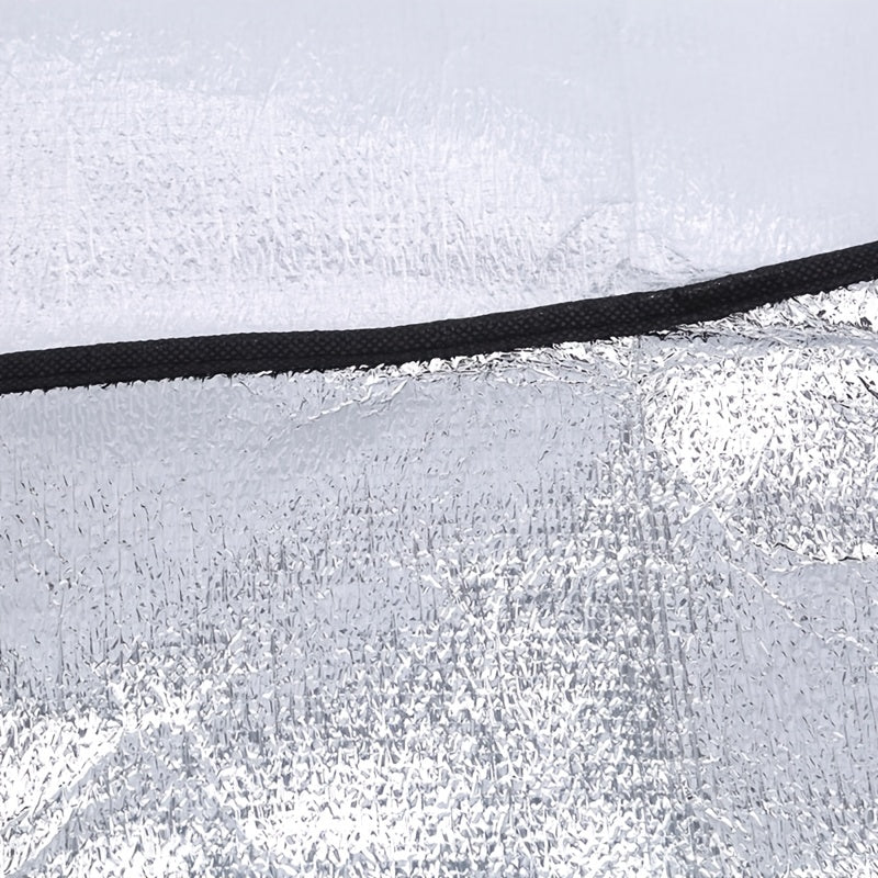 Silver Acrylic Car Sunshade for Steering Wheel