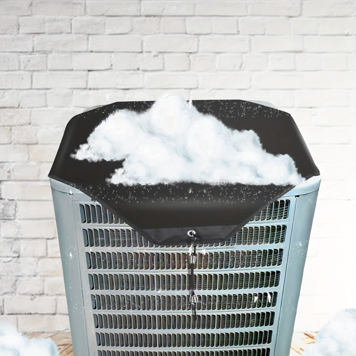 Vertical Outdoor Air Conditioner Cover for Central AC Units Weatherproof Dust Snow Protection